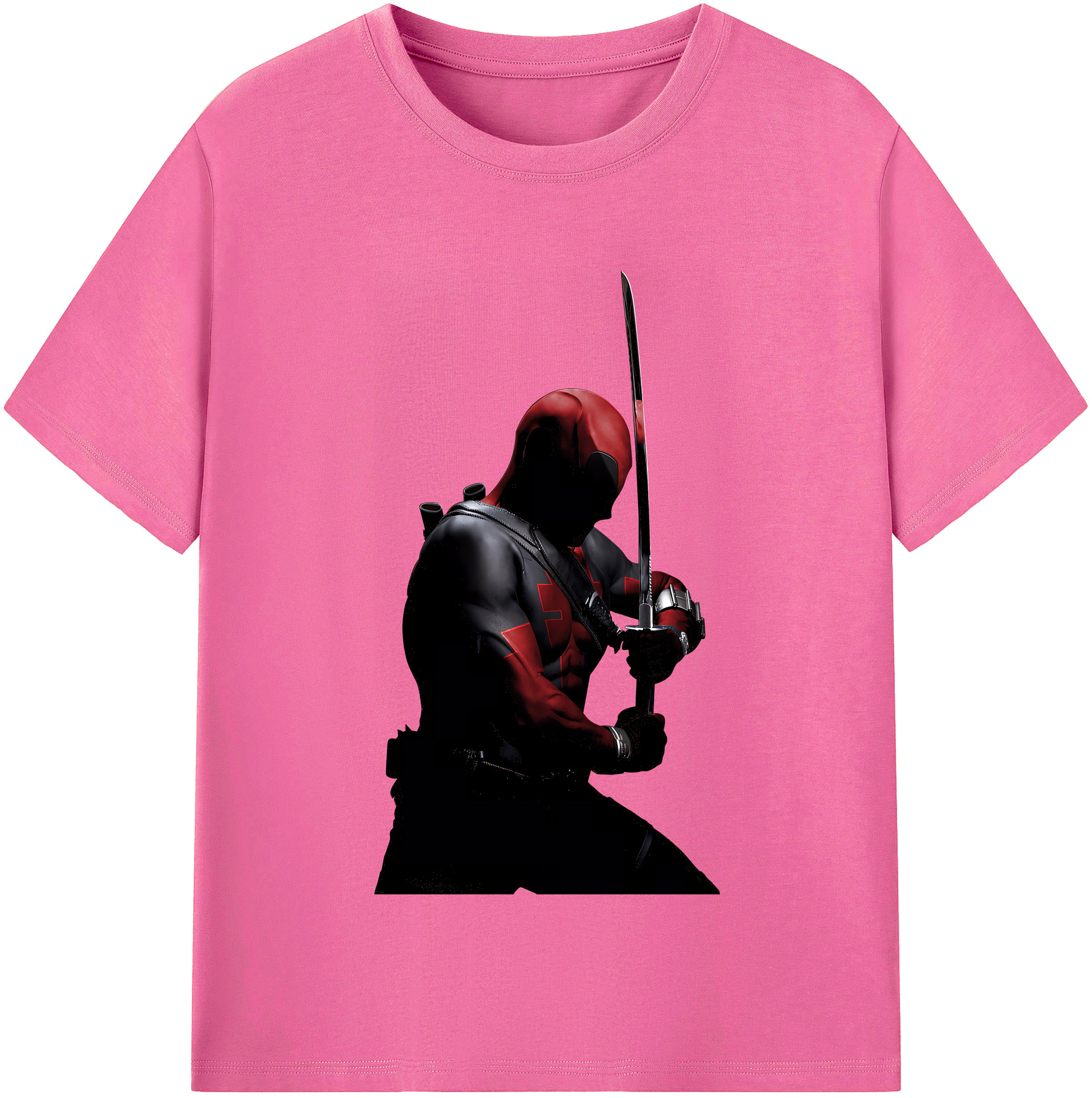 （画像用） Deadpool デッドプール レディースカジュアルプリントTシャツ（綿100％）